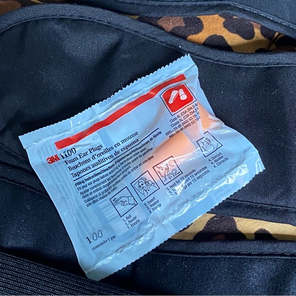 3 Black Sleep Masks + Foam Ear Plugs - Picture 3 of 3